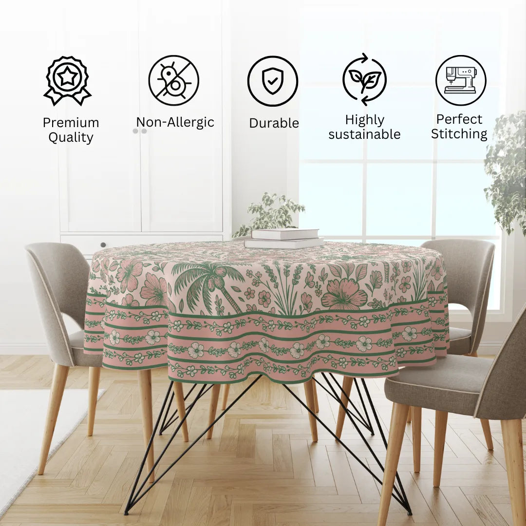 Sea Vacay | Premium Quality | Table Cloth/ Table Linen | Kitchen Linen image 3