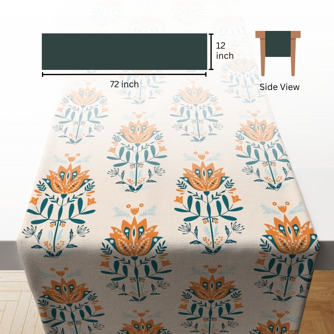 Blue Block| Premium Quality | Table Cloth/ Table Linen | Kitchen Linen image 8
