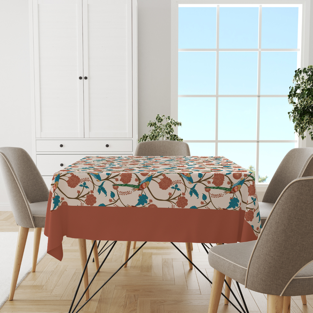 Parrot| Premium Quality | Table Cloth | Dining Table Cloth image 2