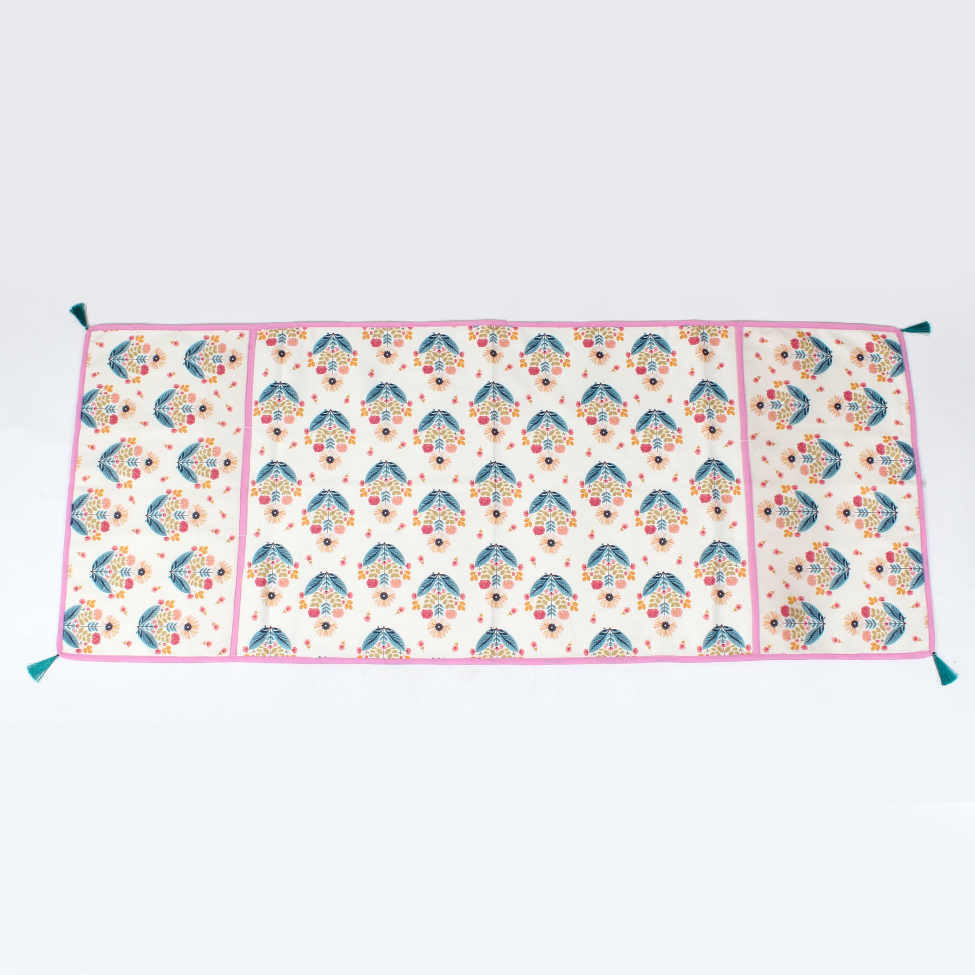 Pink Floral | Premium Quality | Fridge Cover | Fridge Protecter image 3