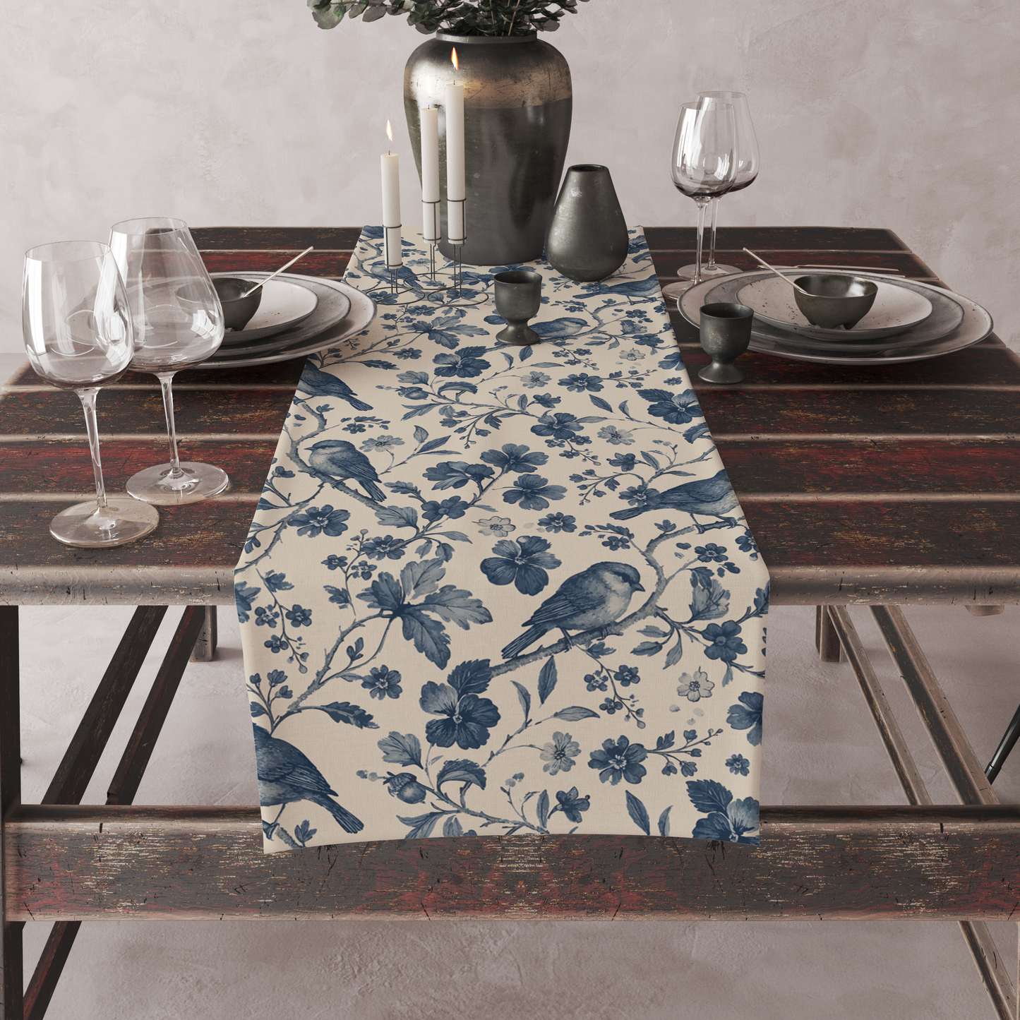 Birds Roots| Table Runner | Table Linen | Kitchen And Table Linen