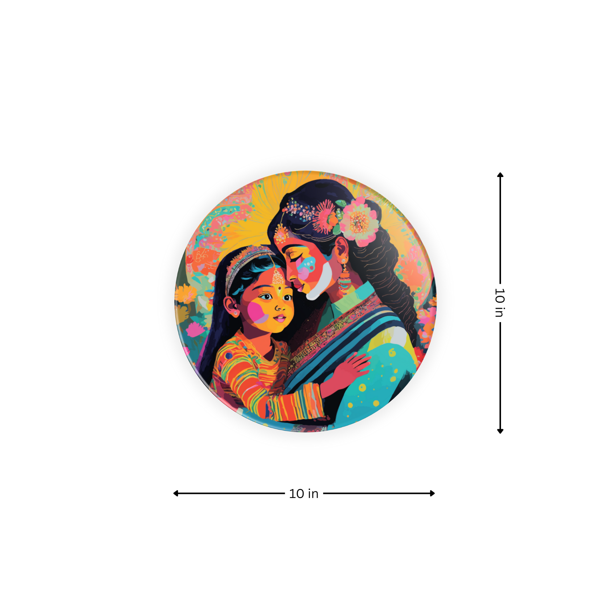 Mother Love| Premium Quality | Wall Plates/ Wall Art | Wall Hanging image 6
