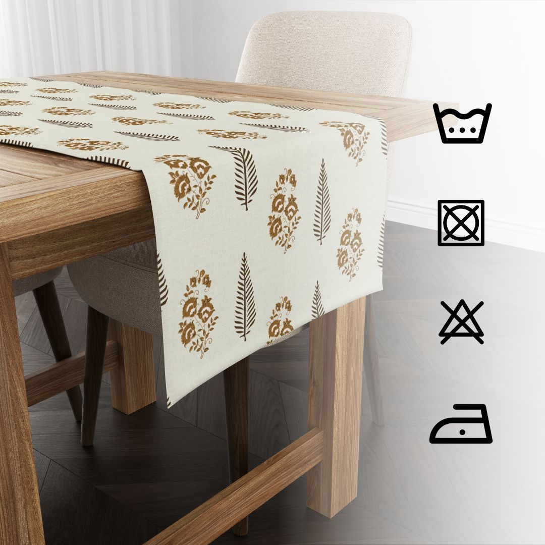 Block Print | Premium Quality| Table Linen| Table Runner| Kitchen Linen image 8