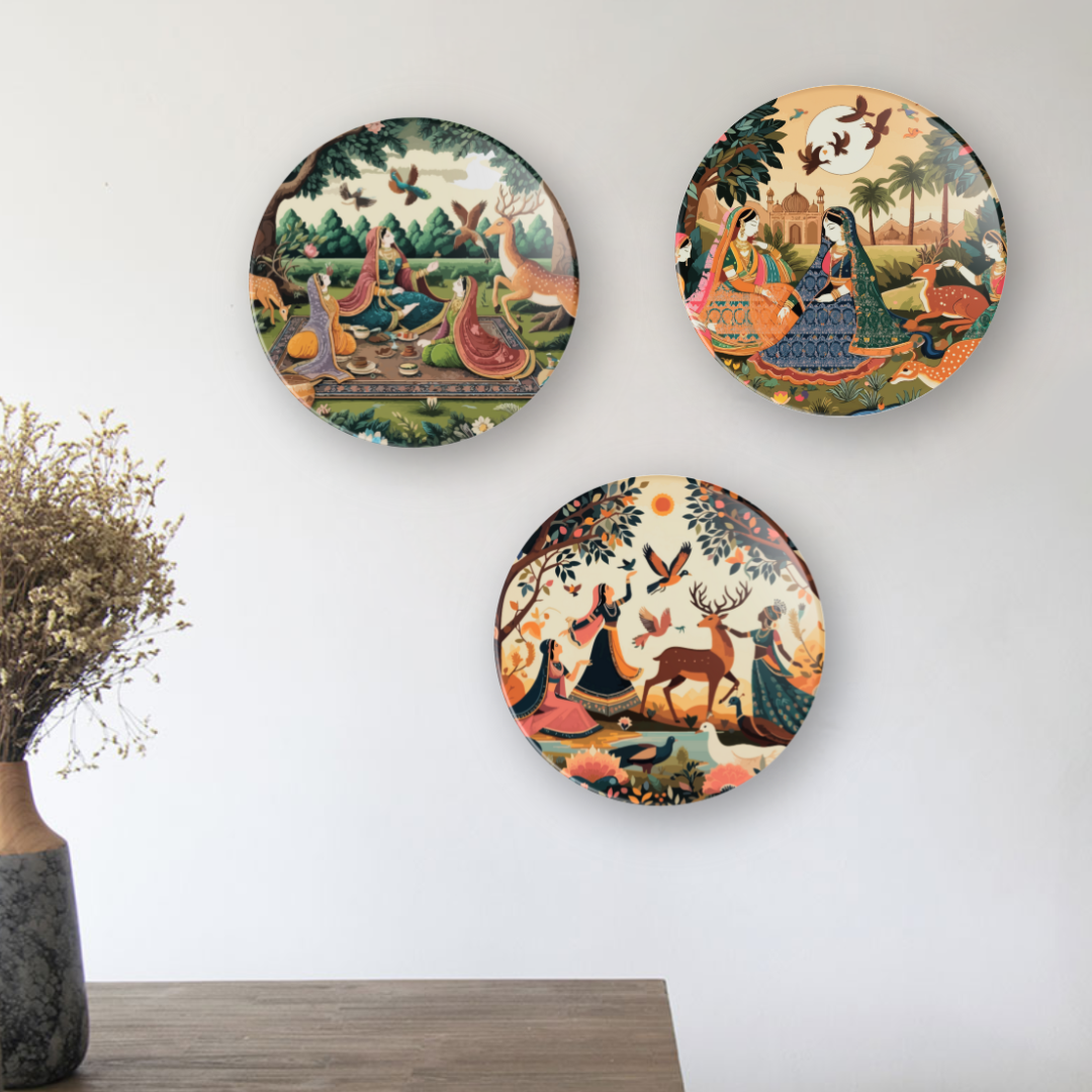 Mughal | Premium Quality | Wall Plates/ Wall Art | Wall Hanging image 3