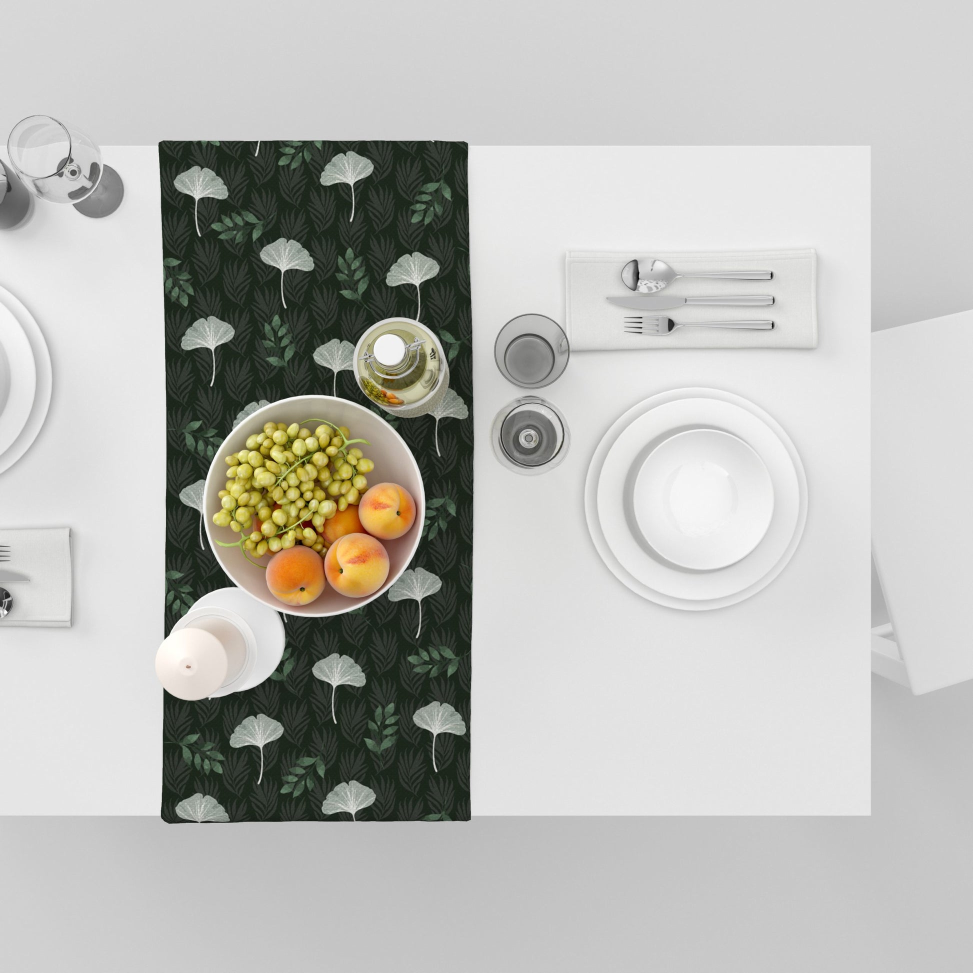 Tropical Green| Table Runner| Premium Quality| Table Linen| Kitchen Linen image 7