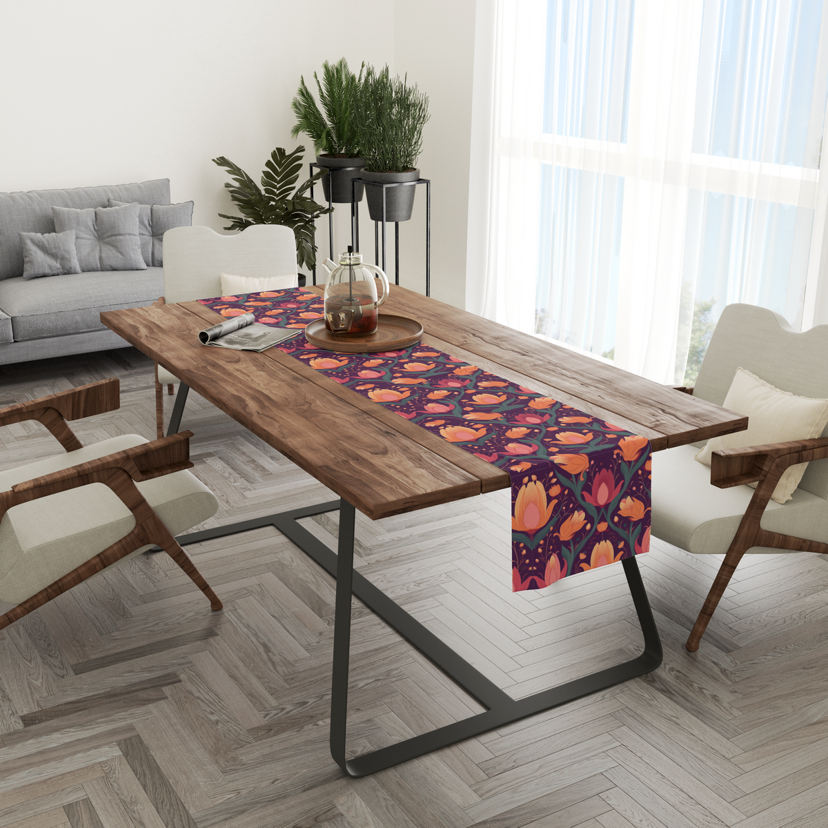 BuddingLotus | Table Linen/ Kitchen Linen| Table Runner| Premium Quality