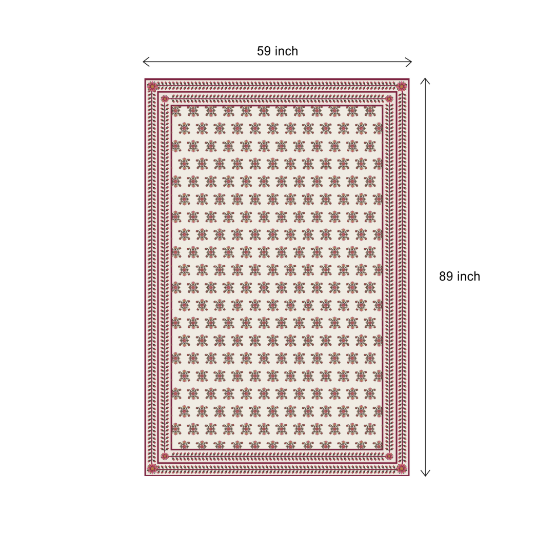 Maroon Block| Premium Quality | Table Cloth | Dining Table Cloth image 7