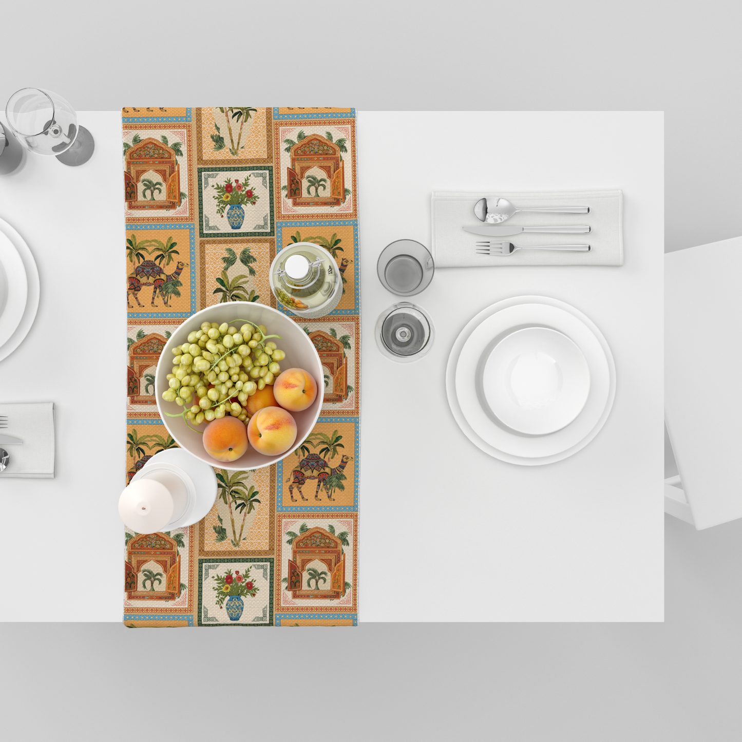 Rajasthani Frames | Table Runner/ Table Linen| Premium Quality| Kitchen Linen