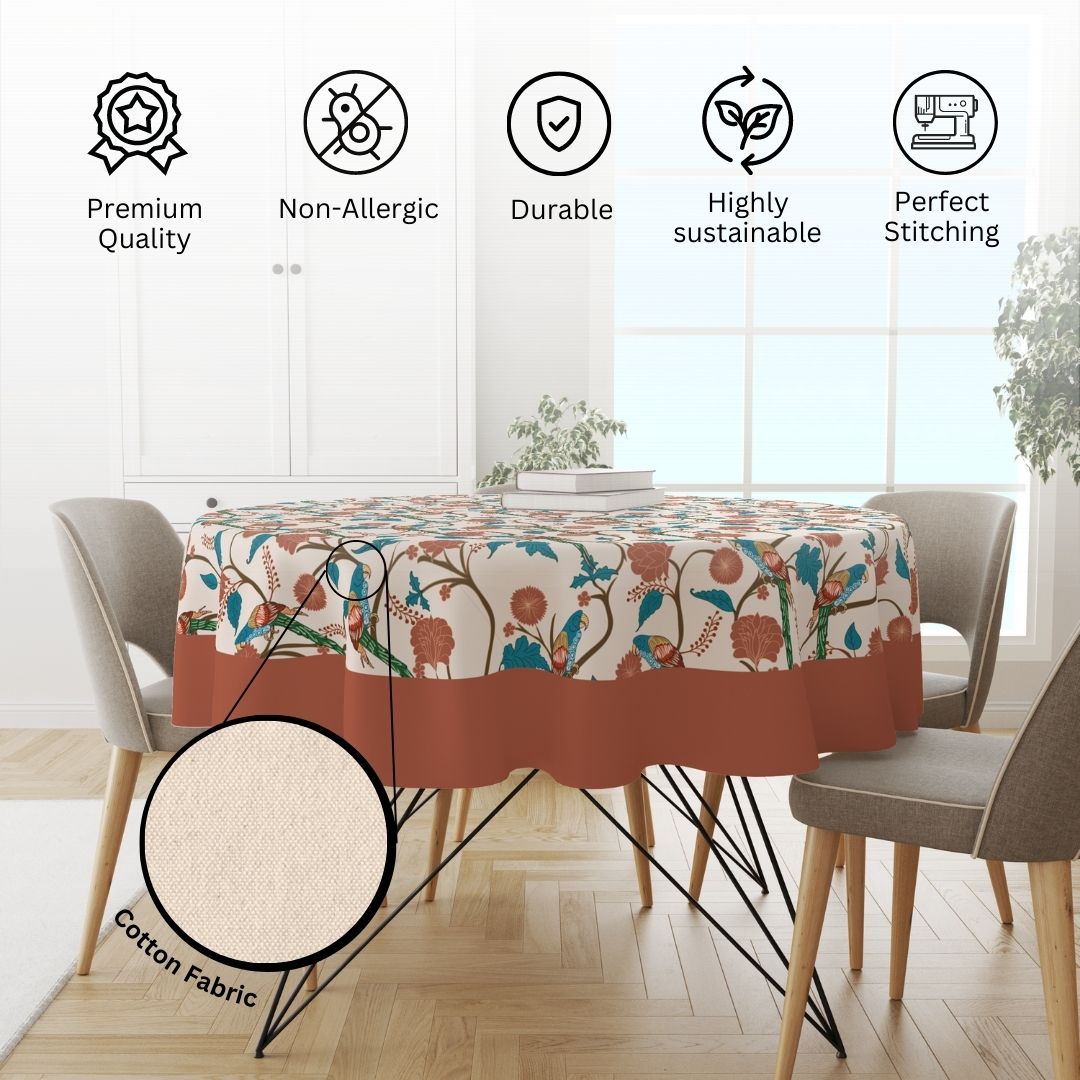 Parrot | Premium Quality | Table Cloth/ Table Linen | Kitchen Linen image 3