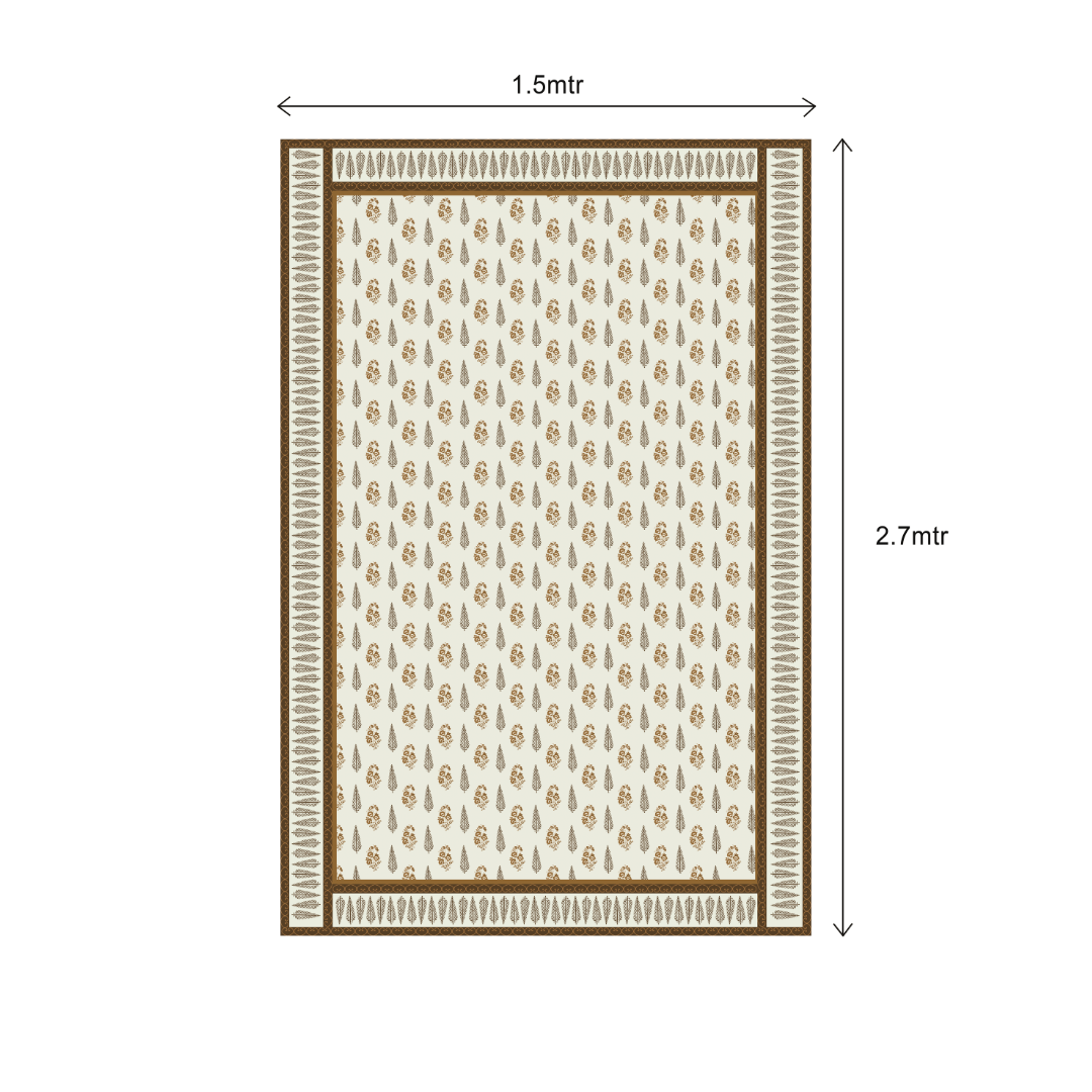 Brown Block | Premium Quality | Table Cloth | Dining Table Cloth image 5