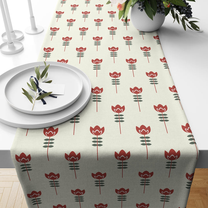 Floral Petal |Table Linen| Table Runner| Kitchen Linen image 0