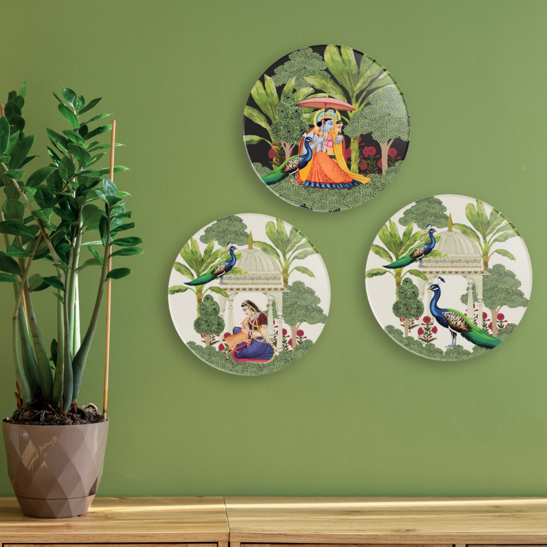 Madhubani | Premium Quality | Wall Plates/ Wall Art | Wall Hanging image 3
