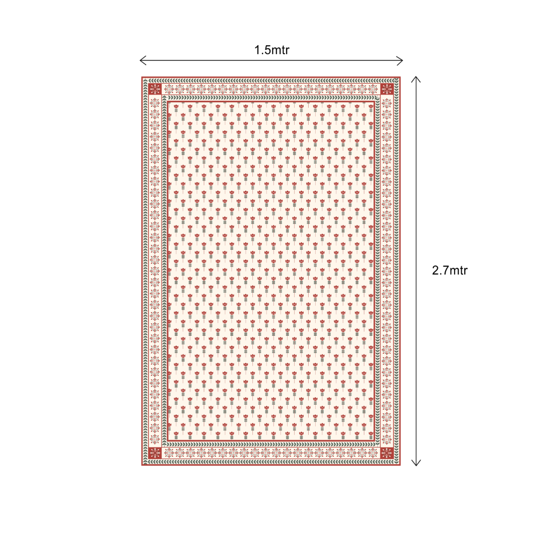 Floral Petal| Premium Quality | Table Cloth | Dining Table Cloth image 7