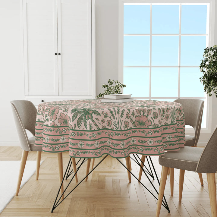 Sea Vacay | Premium Quality | Table Cloth/ Table Linen | Kitchen Linen image 1
