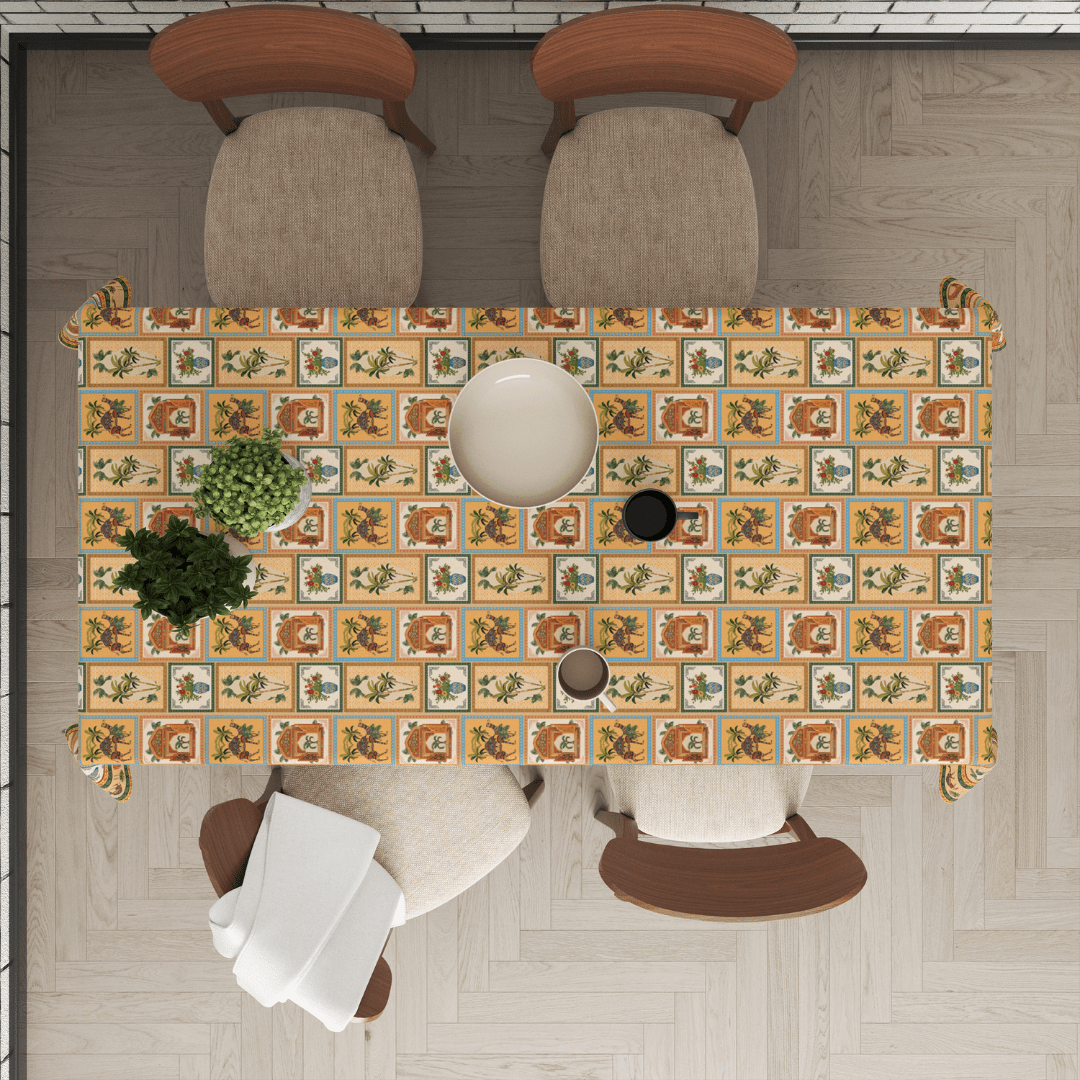 Jaipuri Jharoke| Premium Quality | Table Cloth | Dining Table Cloth image 4