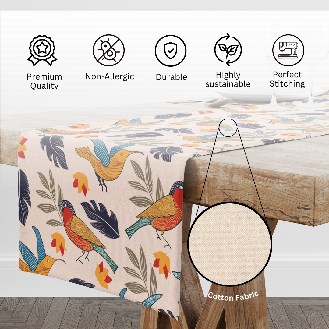 Chirpy Bird | Table Runner | Table Linen | Kitchen And Table Linen image 6