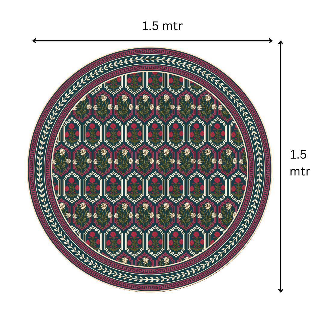 Rajputana Frames | Premium Quality | Table Cloth/ Table Linen | Kitchen Linen image 5