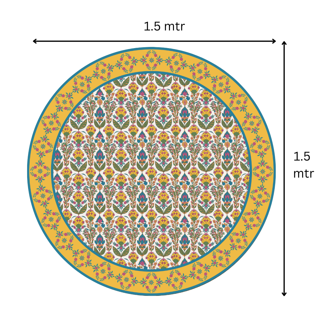 Yellow White | Premium Quality | Table Cloth/ Table Linen | Kitchen Linen image 3