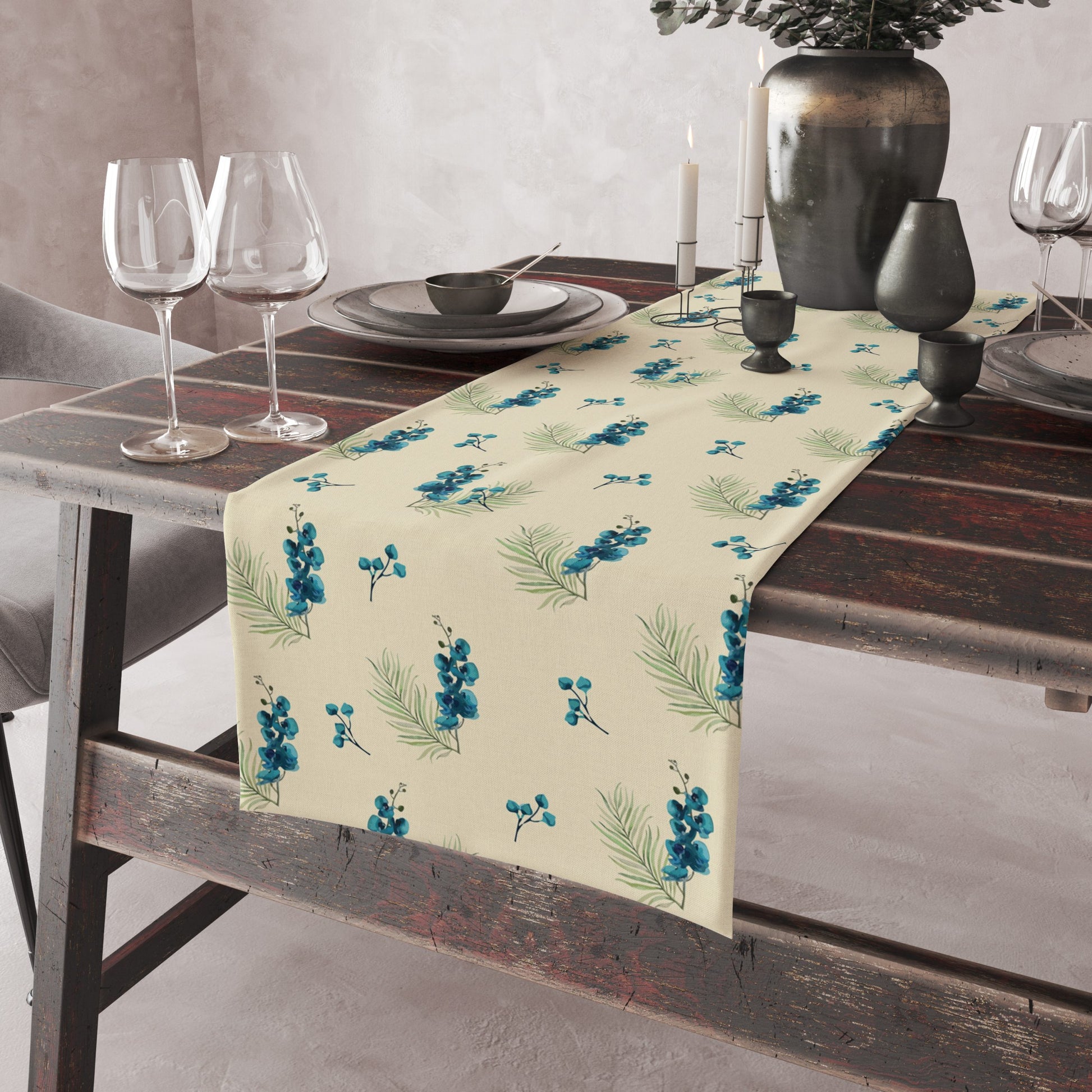 Watery Petal | Table Runner/ Table Linen| Premium Quality| Kitchen Linen image 5