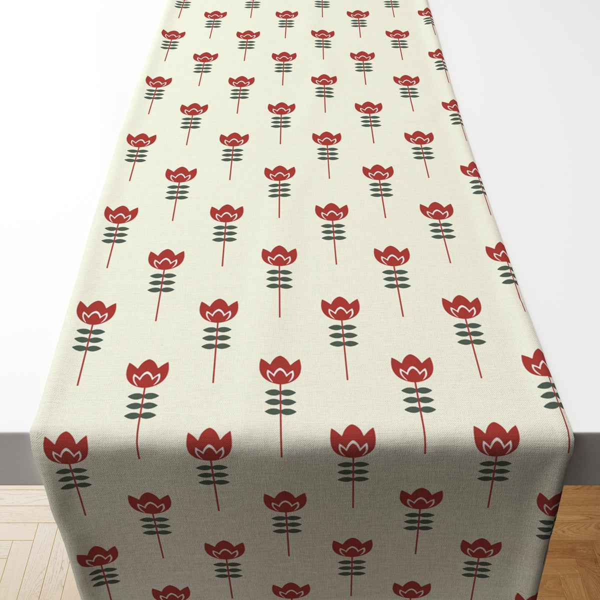 Floral Petal |Table Linen| Table Runner| Kitchen Linen image 1