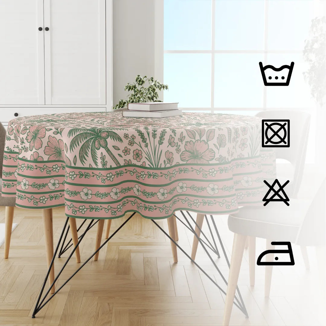 Sea Vacay | Premium Quality | Table Cloth/ Table Linen | Kitchen Linen image 4