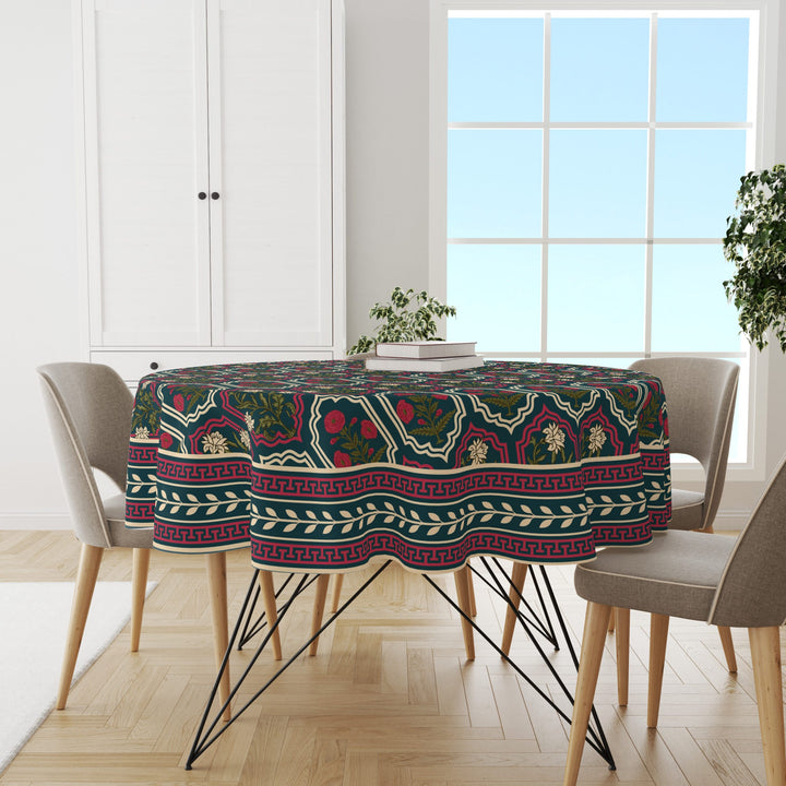Rajputana Frames | Premium Quality | Table Cloth/ Table Linen | Kitchen Linen image 2