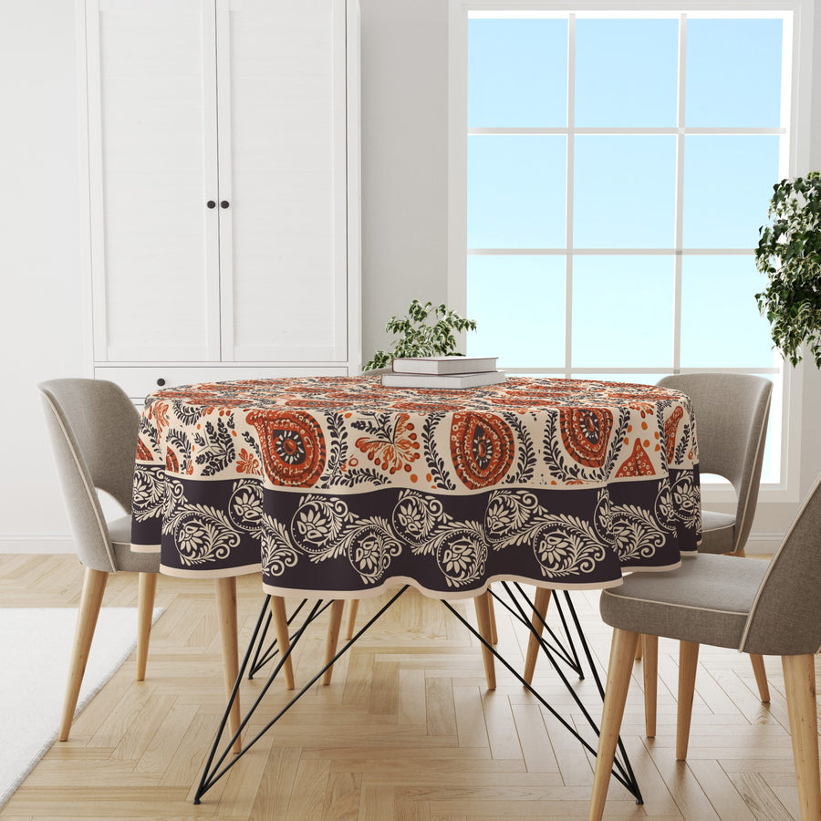 Brown Block | Premium Quality | Table Cloth/ Table Linen | Kitchen Linen image 3