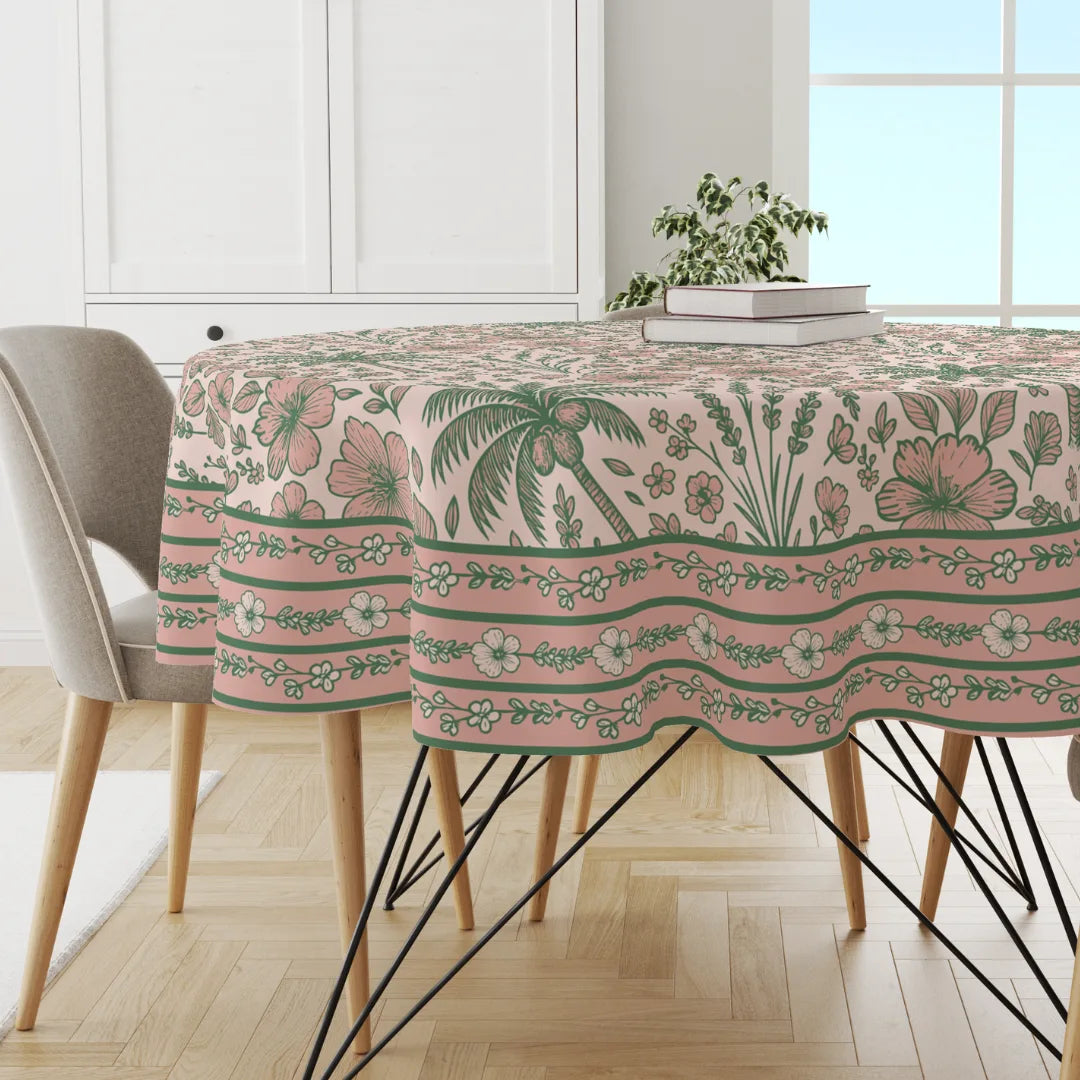 Sea Vacay | Premium Quality | Table Cloth/ Table Linen | Kitchen Linen image 0