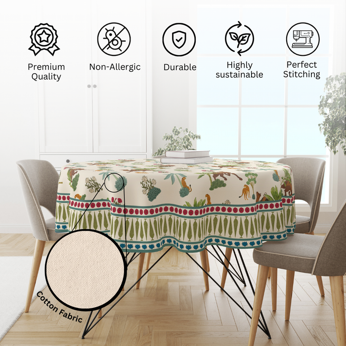 Camel Block | Premium Quality | Table Cloth/ Table Linen | Kitchen Linen image 5