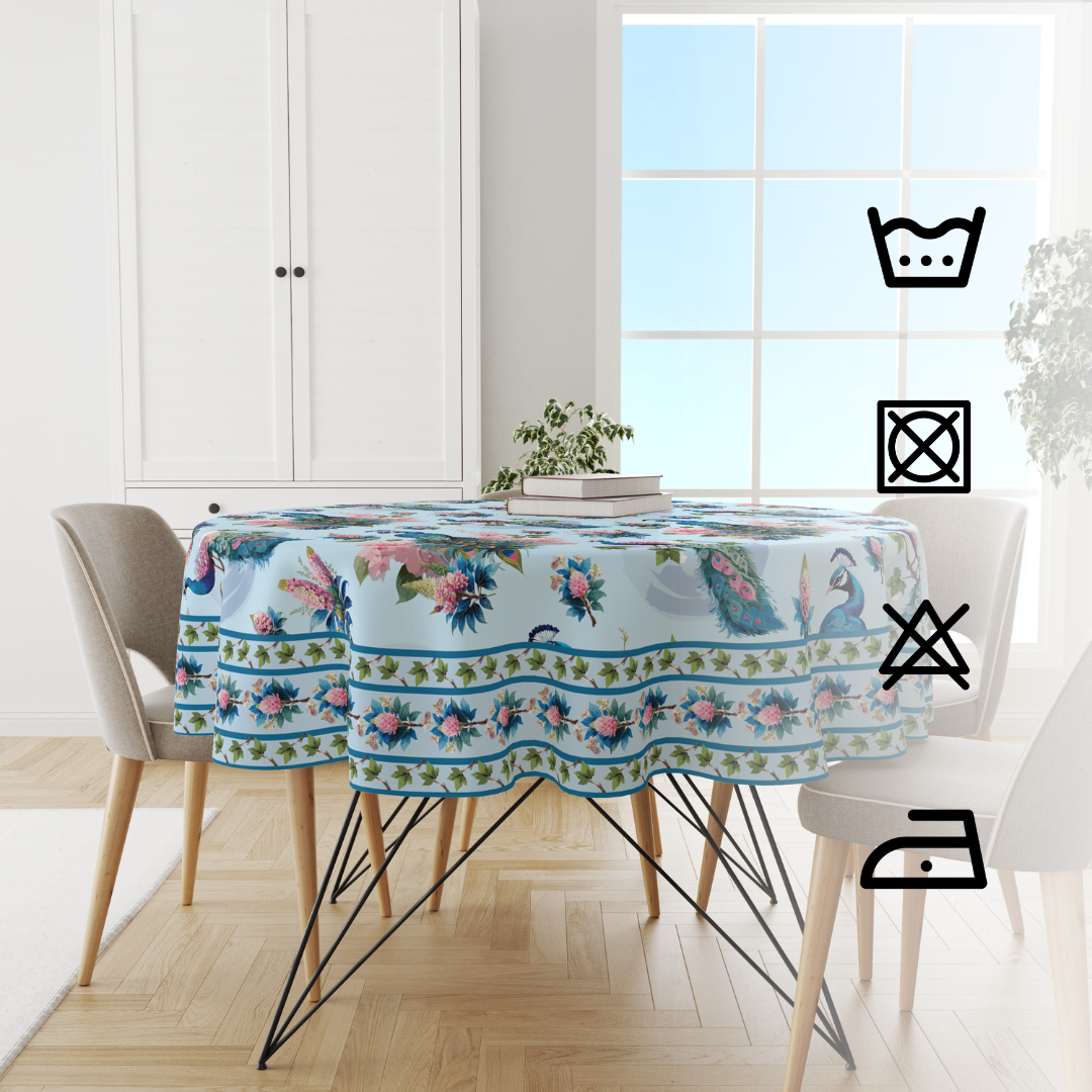 Peacock | Premium Quality | Table Cloth/ Table Linen | Kitchen Linen image 3