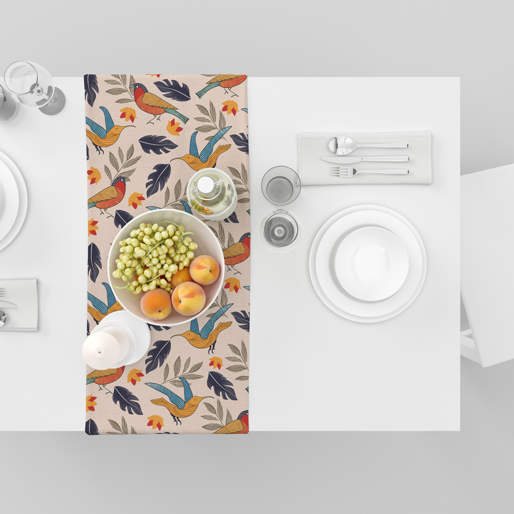 Chirpy Bird | Table Runner | Table Linen | Kitchen And Table Linen image 3