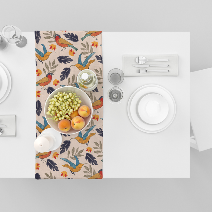 Chirpy Bird | Table Runner | Table Linen | Kitchen And Table Linen image 3