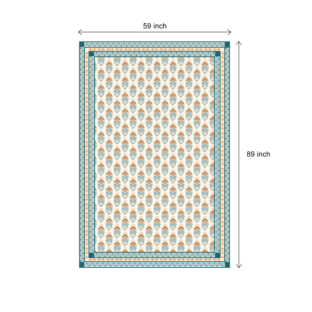 Blue Block | Premium Quality | Table Cloth | Dining Table Cloth image 5