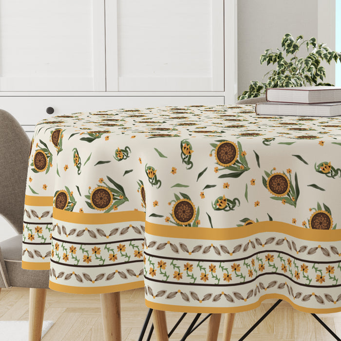 Sunflower | Premium Quality | Table Cloth/ Table Linen | Kitchen Linen image 0
