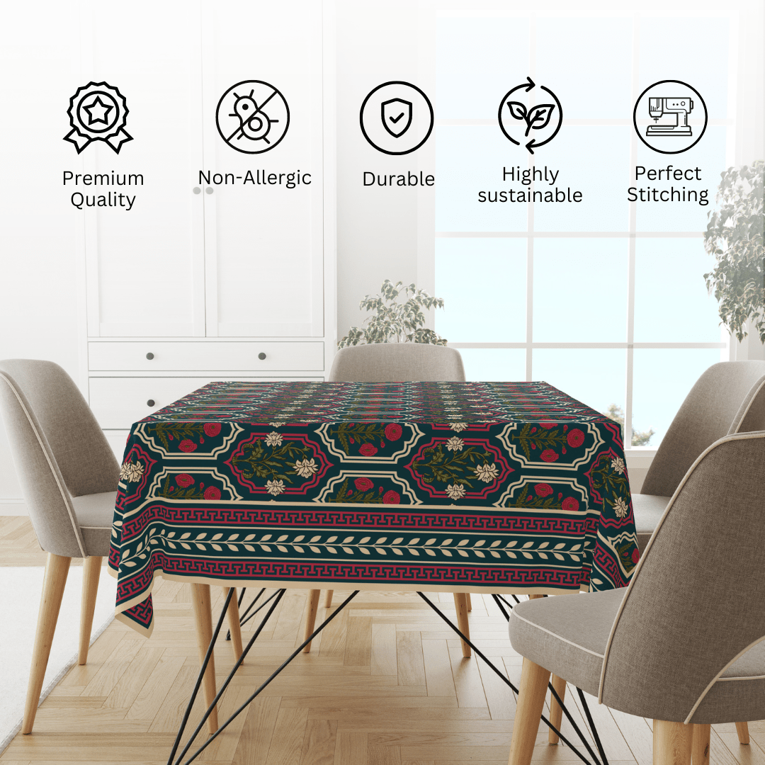 Rajputana | Premium Quality | Table Cloth | Dining Table Cloth image 6