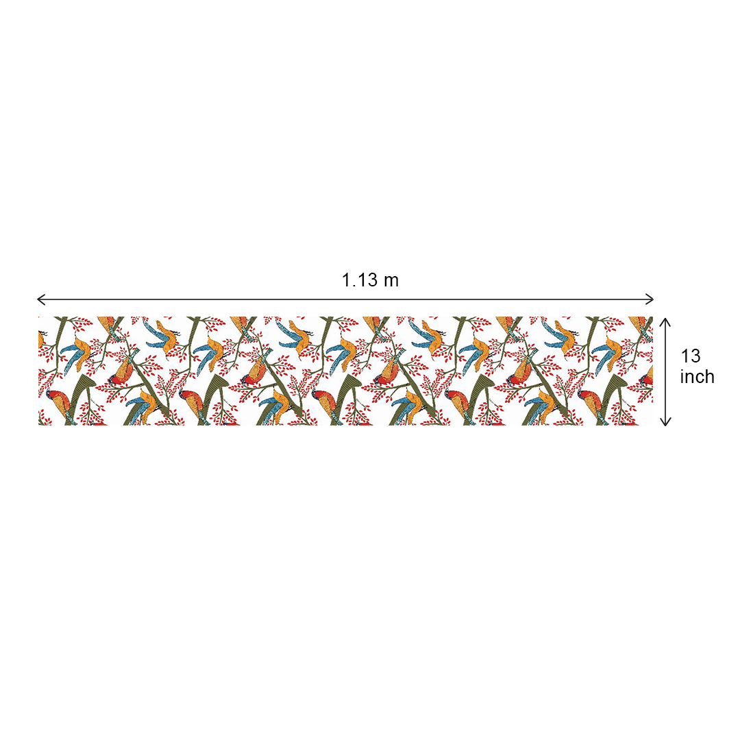 Bird Of Paradise| Table Linen/ Kitchen Linen| Table Runner| Premium Quality image 7