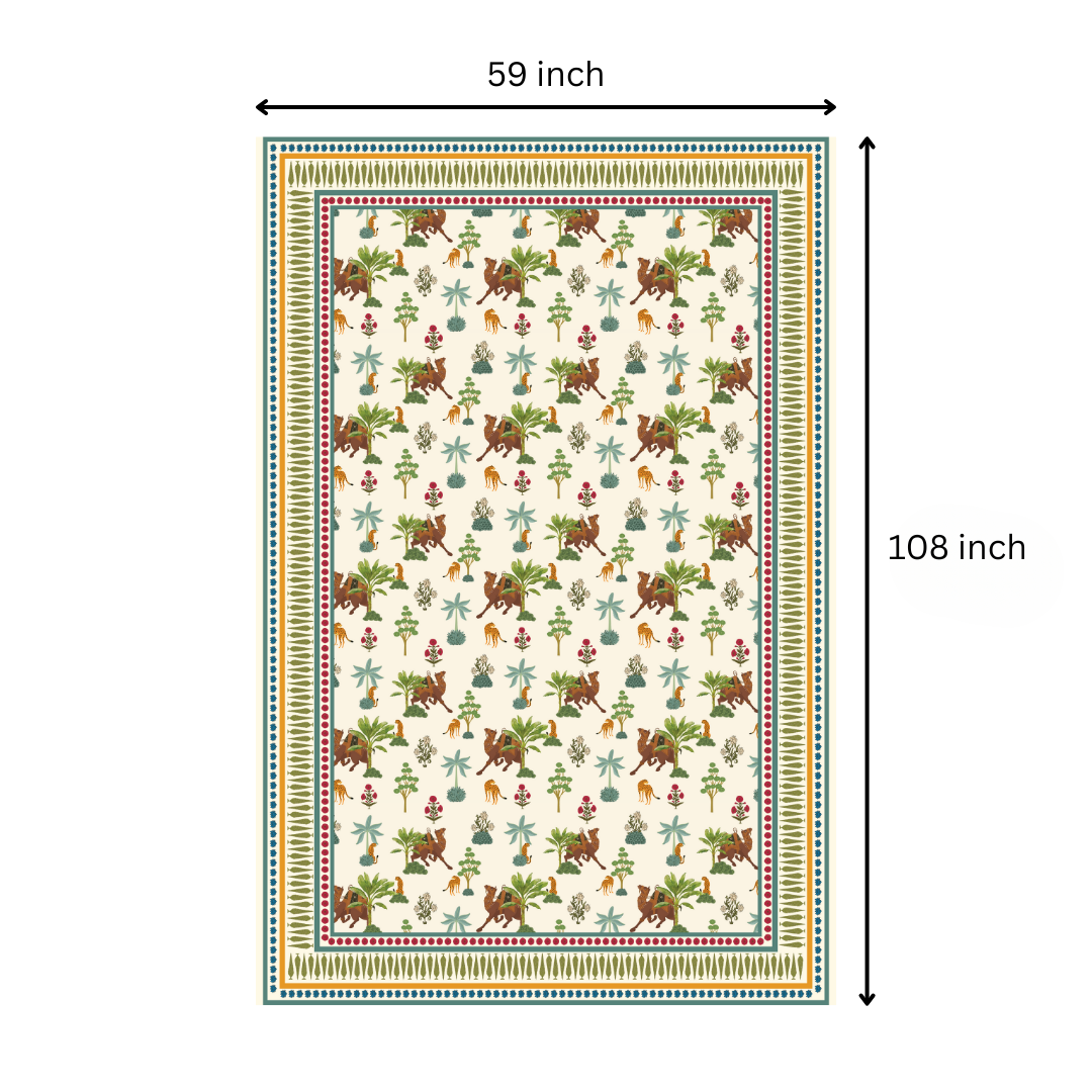 Rajwadi Camel | Premium Quality | Table Cloth | Dining Table Cloth image 7