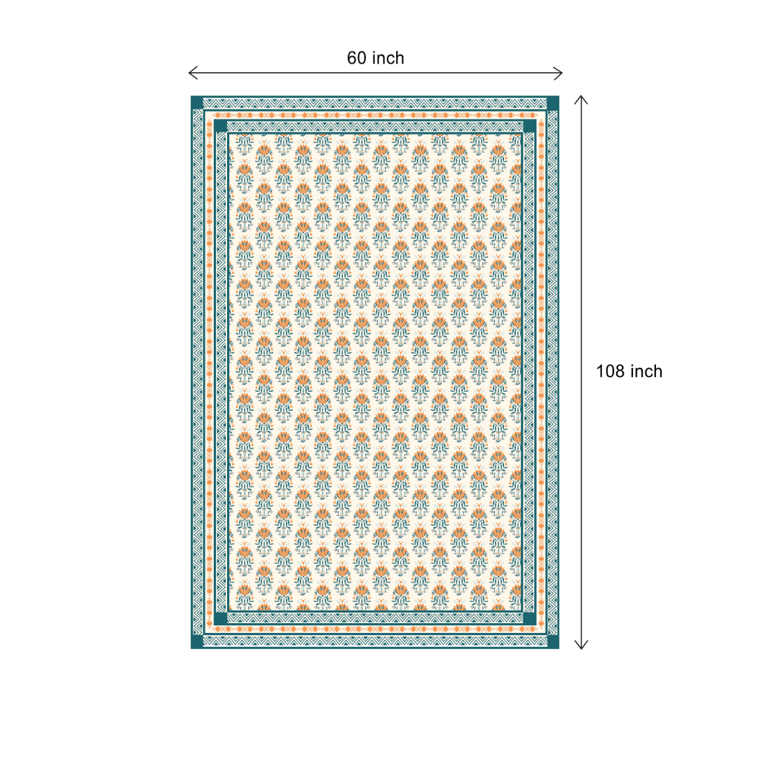 Blue Block | Premium Quality | Table Cloth | Dining Table Cloth image 6