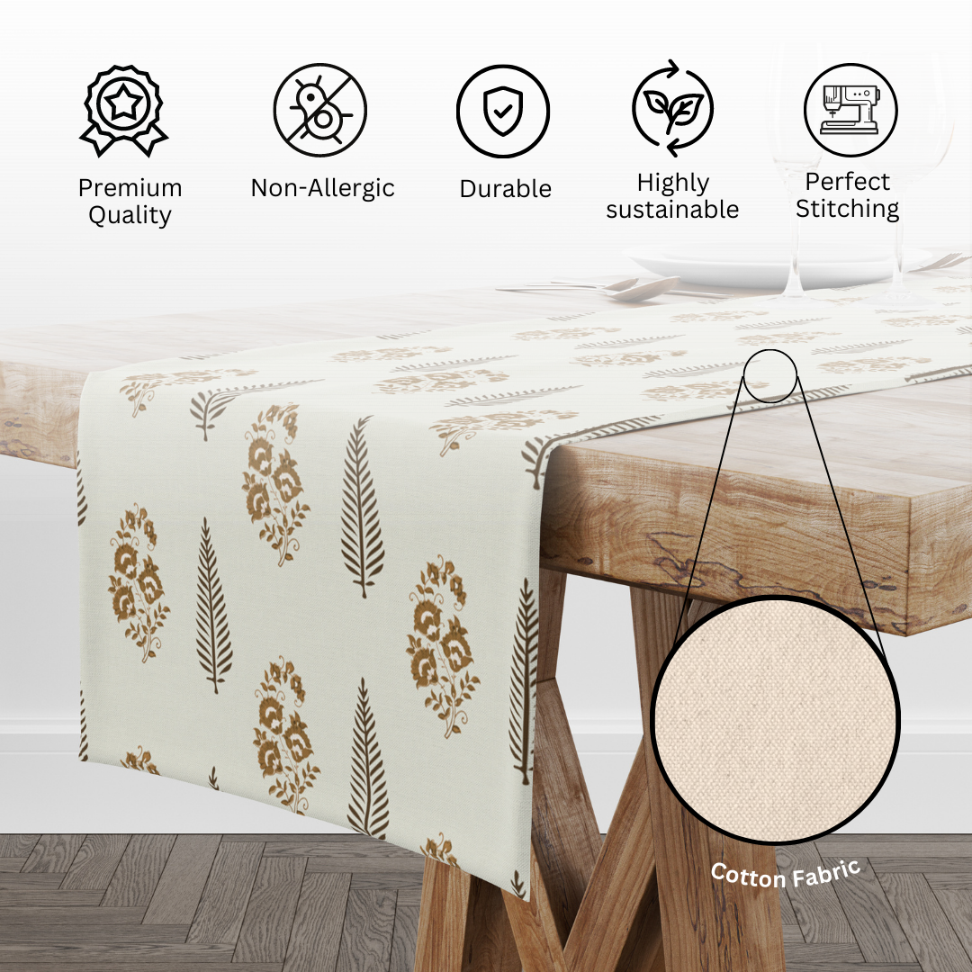 Block Print | Premium Quality| Table Linen| Table Runner| Kitchen Linen image 10