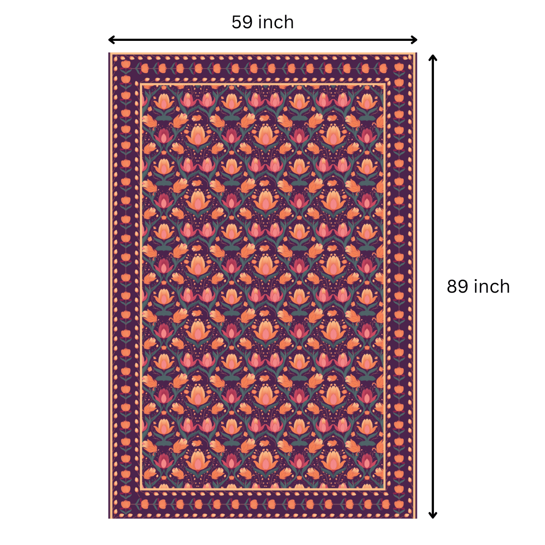 Lotus Buds | Premium Quality | Table Cloth | Dining Table Cloth image 6