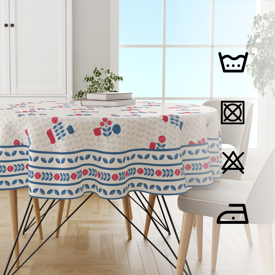 Blue Minimal | Premium Quality | Table Cloth/ Table Linen | Kitchen Linen image 4