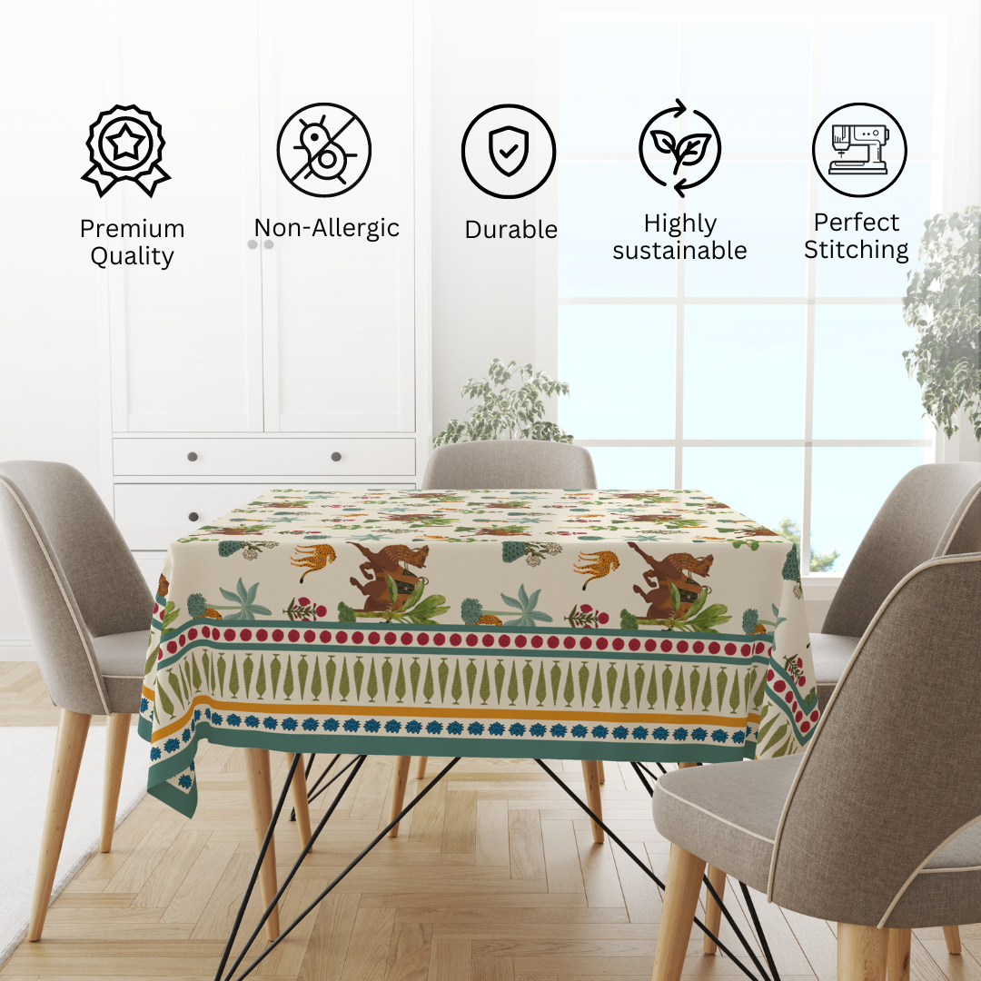 Rajwadi Camel | Premium Quality | Table Cloth | Dining Table Cloth image 4